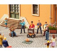 NOCH H0 Músicos de la Calle, Sound-Szenen Con Realístico Música, Pintada a Mano