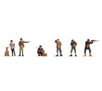 NOCH Jäger Y Forestales Set de Figuras, Detailreiche Modellbau-Figuren para Vía