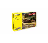 NOCH® Lugar Olvidado "Locomotora", Pintado A Mano, 24 X 10,1 X 5,2 Cm Para