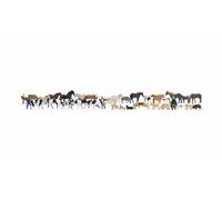 NOCH Mega Kit Ahorro „Animales “,Figuras de Animales para Modelismo,Ideal Granja