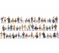 NOCH Mega Kit Ahorro Figuras,Pintado Figura Modelo Adán,60 Pieza para la