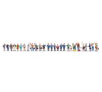 NOCH Mega Kit Ahorro „ sobre El Estación “, 30 Handkolorierte Figuras para Vía