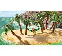 NOCH Micro-Movimiento Palmeras Con Hamaca, Modelo Romántico Con Movimiento