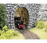 NOCH- Interior Rock Tunnel Wall, Straight 2 Pieces, 9,5 cm Long Muro túnel en Roca, Recto, Multicolor (58032)
