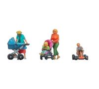 NOCH N Figuras Madres con niños, con Figuras maestras 3D diseñadas cariñosamente, para la Pista N, Detalle Mediante impresión 3D