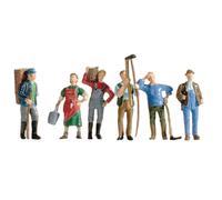 NOCH N Figuras Viticultores, Set Figuras de Plástico para La Escala N
