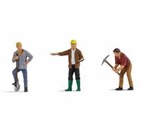 NOCH Obreros de la Constucción, Handkolorierte Figuras Miniatura, Ideal para Vía