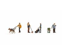 NOCH- Personas con Perros, Multicolor (36471)