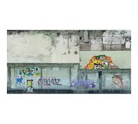 NOCH Placa de cartón 3D "paredes industriales" con diseño de graffiti, 25 x 12,5 cm para ancho de vía H0, perfecto para escenas urbanas y modelismo