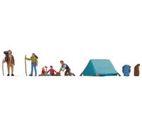 NOCH Set De Figuras Camping H0 1:87 Hombre Joven Madera Para Diorama