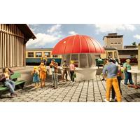 NOCH® Seta de Leche, quiosco de modelismo, 4 x 4 cm para el Ancho de vía H0, Diorama y Arquitectura como Regalo o decoración, Bricolaje