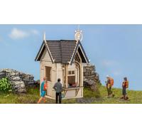 NOCH Soporte de Recuerdos con diseño de Edificio detallado, 2,7 x 2,7 x 5,8 cm, Apto para H0, Kit de Montaje Ideal para dioramas