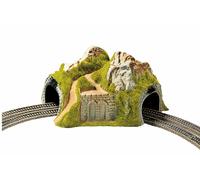 NOCH Túnel de Esquina,2-gleisig Curvado Túnel,23 x 22 X 12CM para La Calibrador