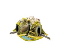 NOCH® Túnel Esquinero, 1 Vía Curvada Con Muro De Arcos Antiguo Para H0