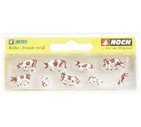 Noch- Vacas, marrón-Blanco, Multicolor (36723)