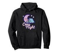 Noche acogedora Escena Kawaii Sudadera con Capucha