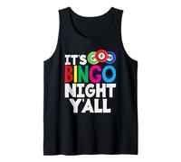 Noche de bingo Todos ustedes Jugador de bingo Ambiente Divertido Camiseta sin Mangas