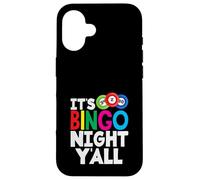 Noche de bingo Todos ustedes Jugador de bingo Ambiente Divertido Carcasa para iPhone 16