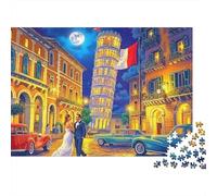 Noche de Boda romántica Rompecabezas 1000 Piezas Adultos Ilustrados Coloridos Papel Regalo Familiar Juego Difícil 38x26cm/1000pcs
