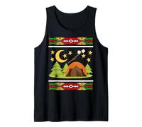 Noche de Campamento Fogata Aventura al Aire Libre Camiseta sin Mangas