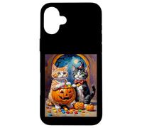 Noche de Caramelos de Gatitos Carcasa para iPhone 16 Plus
