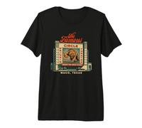 Noche de Cine al Aire Libre Vintage de Waco Drive-In Memories Texas Camiseta Premium