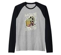 Noche de Cine Cine Goer Movies Lover Funny Movie Staff Camiseta Manga Raglan