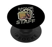 Noche de Cine Cine Goer Movies Lover Funny Movie Staff PopSockets PopGrip Adhesivo