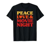 Noche de cine I Love Movie Night para hombres y mujeres Camiseta