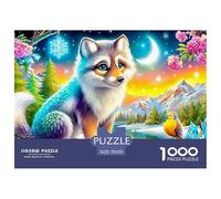 Noche de la Familia Wolf Puzzle para Adultos Un Imposible Rompecabezas De Alta Definición - El Regalo Original Y Sorprendente para Esta Navidad, Recomendado Desde 14 Años 70x50cm/1000pcs