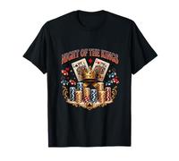 Noche De Los Reyes Poker Corona Estilo Camiseta