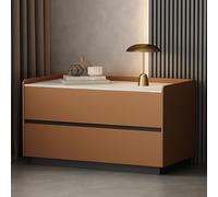 Noche de madera crepuscular con 2 drawers Versatile Bedroom and Living Room Storage Solution Stylish Nightstand for Bedrooms Kitchens and More