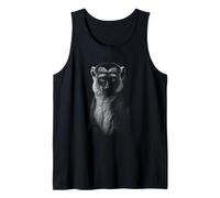 Noche de Retrato de Primates de Vida Silvestre de Mono místico Camiseta sin Mangas