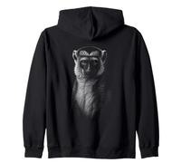 Noche de Retrato de Primates de Vida Silvestre de Mono místico Sudadera con Capucha