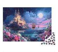 Noche del Castillo de Fantasía Paquete De Rompecabezas 1000 Piezas, Papel Grueso, Adultos Y Niños 8-12, Decoración Mural, Regalo Año Nuevo, Reto Cerebral 52x38cm/1000pcs