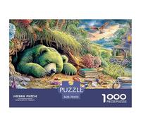 Noche del Oso de Trapo Puzzle 1000 Piezas Colorido Juguete Educativo Regalo para Niños Formación De Equipos para Adultos Y Niños Mayores 70x50cm/1000pcs