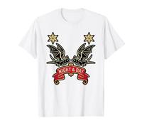Noche & Día Amante Murciélago Cita Mamá Papá Pareja Halloween Camiseta