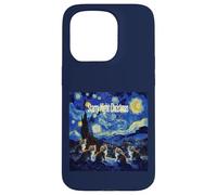 Noche Estrellada de Navidad Van Gogh Cat Lover Carcasa para iPhone 15 Pro