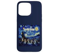 Noche Estrellada de Navidad Van Gogh Cat Lover Carcasa para iPhone 15 Pro MAX