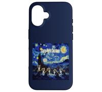 Noche Estrellada de Navidad Van Gogh Cat Lover Carcasa para iPhone 16