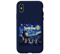 Noche Estrellada de Navidad Van Gogh Cat Lover Carcasa para iPhone X/XS