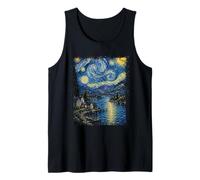 Noche Estrellada Lake District Reino Unido Camiseta sin Mangas