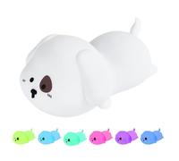 Noche para cachorros | Luccina nocturna Cachorro lindo con temporizador - Lámpara con forma de animal | para casa, dormitorio, salón, guardería y lectura de cuentos de buenas noches para niños y