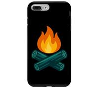 Noches de Hoguera Camping Aventura Ilustración Carcasa para iPhone 7 Plus/8 Plus