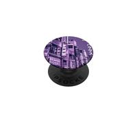 Noches de Tokio Cyberpunk Retro Street Art PopSockets PopGrip Adhesivo