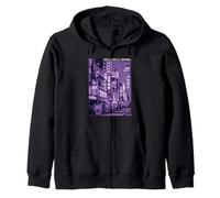Noches de Tokio Cyberpunk Retro Street Art Sudadera con Capucha