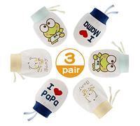 NOCHME Manoplas Para Bebé Recién Nacido, Niño Y Niña, 0 - 3 - 6 - 10 Meses, 3 Pares, Muy Suaves, Ajustables, Antiarañazos, Guantes Para Bebé Baby Anti Scratch Mittens Recien Nacido