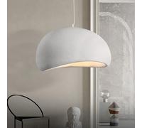 NOCHX Moderna Lámpara De Araña Blanca Estilo Japonés Wabi-sabi E27 Lámpara De Araña Regulable En Altura Adecuado Para Dormitorio Comedor Sala De Estar Cocina Escaleras (sin Bombilla)(40cm)