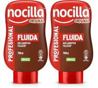 Nocilla, Profesional con sabor Original, Bocabajo sin Aceite de Palma - 750g (Paquete de 2)