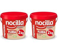 Nocilla, Profesional sabor Avellanas, fromato Fluido, 2kg (Paquete de 2)